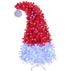 Santa Hat Pre-lit Indoor 6 Ft Christmas Tree Party Hinged Artificial With Light