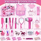 49 Pcs Hair Salon Girls Toys Kids Pretend Play Makeup Sets Toddler Dress Up B   