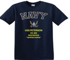 Uss Caron  Dd-970  Destroyer eagle Shirt navy Officially Licensed