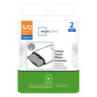 Mainstays Cotton Touch Zippered Pillow Protector  Standard queen  2 Pack