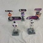 Set Of 5 Solar Dancing  2 pumpkins  2  Skeletons   Frankenstein Halloween