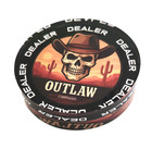 Chipdaddy - Outlaw 3  Texas Hold em Poker Acrylic Dealer Button - Game Table