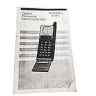 Vintage Motorola Flip A Bell Atlantic Black Phone Car Charger Case Manual Parts