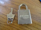 American Lock Series Wegx6 Padlock Us Military Brass With Key