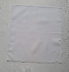 Vintage Pale Blue Bridal Wedding Hankie With White Embroidery   Open Thread Work