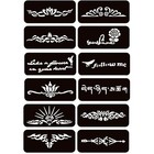 Moricher Temporary Tattoo Kits Henna Kit 5 Inks 96 Stencils For Women Men Kids