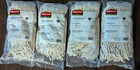 4-pack Rubbermaid Commercial Mop Heads Refills  16 Cotton Cut Ends Wet Usa
