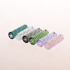 5pcs D12 h30mm 7 Hole Smoking Pipe Glass Filter Herb Tobacco Cigarette Holder