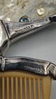 Godinger Sterling Silver Iris Art Nouveau Vanity Set Mirror Brush Comb