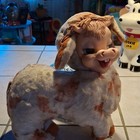 Vintage 1950s Rushton Star Creation Daisy Belle Cow Rubber Face Plush Toy As-is