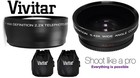 Hd Wide Angle   Telephoto Lens Set For Canon Vixia Hf G10