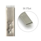 Microblading 14 Pins Needle Eyebrow Tattoo Blade For Permanent Makeup Manual Pen