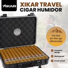Xikar Travel Humidor With 20-cigar Capacity  Premium Cigar Protection  Airtight