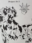 Original Andres W Traditional Vintage 81 National Tattoo Flash Sheet Switzerland