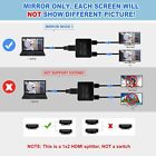 4k Hdmi Splitter Full Hd 1080p Video Hdmi Switch Switcher 1 In 2 Out Amplifier