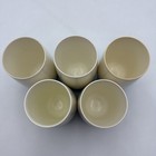 Vintage Vacron Vacuum Tumblers Bopp-decker 5    Mcm 1960s Blue Speckled Set Of 5