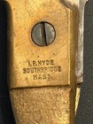 Vintage I p  Hyde Southbridge Ma 13    Tailor Shears Scissors Made Usa Rust