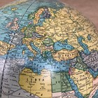 Vintage Cram   s Universal Terrestrial Globe 10 5 Inch No  105 