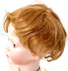 Wig Doll Size 14-15 Brown Synthetic Hair Topper Short Layered 