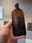 Warner s Safe Cure Amber Medicine Bottle London