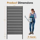 Naizea Air Conditioner Fence Panels Screen Trash Can Metal Privacy Fence Panels