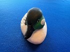 1991 Wood-look Hand Painted Common Goldeneye Drake Duck Decoy Artist Signed  6 