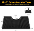 Beer Tower Drip Tray Pvc Kegerator Mat Beer Tower Drip Tray Thick Bar Service Ma