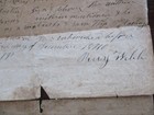 1840 Baker County georgia  perry Webb Family  Signed Handwritten Document