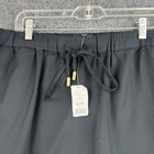 Banana Republic Pull On Mini Skirt Womens Xl Black Drawstring Casual Modal Nwt