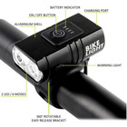 Usb Rechargeable Led Bicycle Headlight Bike Front Rear Light Cycling Lamp Set