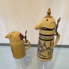 Schultz   Dooley Lidded Steins Original King Germany Webco Utica Ny