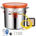 5 Gallon Vacuum Chamber With Tempered Glass Lid 304 Stainless Steel Degassing Ch