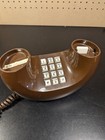 Vintage 70   s Western Electric Brown Sculptura Donut Phone Mid Century Atomic