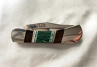 Lac Coute Oreilles Lco Vintage Inlaid 3 In Pocket Knife W  Custom Case