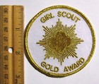 Htf Girl Scout 2011-2023 Senior Ambassador Gold Award Patch Highest Earned New 