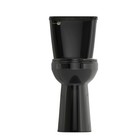 21  Tall Two Piece Toilets For Seniors Elongated Bowl Soft-close Seat Black