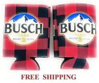 Busch 2  12oz  Beer Can Coolers Coozie Coolie Koozie Huggie Bud New