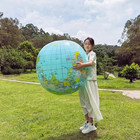 -36 Inch Giant Geographic Globe  Inflatable Globe  Pvc Educational Game World Ma