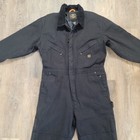 Walls Outdoor Goods Plano Black Insulated Duck Work Coveralls Euc Mens Large