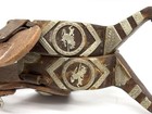 Vintage Antique Spurs W  Leather Straps Cowboy Western Rodeo Bronc Riding