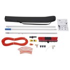 9 84ft Long Reach Solar Panel Cleaning Brush Window Cleaning Water-fed Rod Kit