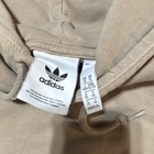 Adidas Originals Beige Trefoil Logo Fleece Pullover Hoodie Men s Xl
