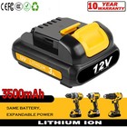 2-pack 3 5ah For Dewalt Dcb120 12v Max Lithium Ion Battery Dcb120r Dcb127 Dcb122
