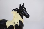 Breyer American Saddlebred  1141 Black   White Pinto 