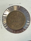 1853 1 2   Us Half Cent -free Shipping-