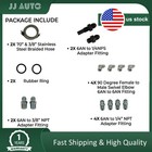 6an 70  Transmission Fluid Oil Cooler Hose Line Kit For Gm Chevy Transmission