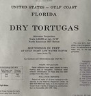 Vintage 1979 Dry Torturgas Florida Nautical Chart Map - 42    X 30   