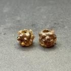 2 Ancient Roman Mosaic Glass Bead In Good Condition