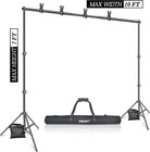 Photo Video Studio Green Screen Backdrop Kit Includes Stand Background 7 X 10 Ft