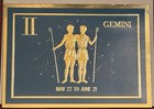 Vintage Astrology Birthday Gemini Unused  envelope Zodiac Personality Traits